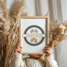 給油ステーション誕生日標識