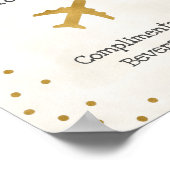 給油ステーション ブライダルシャワー看板 ポスター (角)