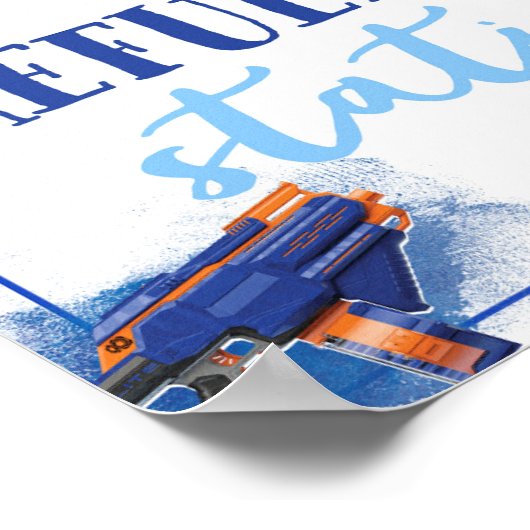 給油所の標識 |ダーツガンパーティー ポスター (角)