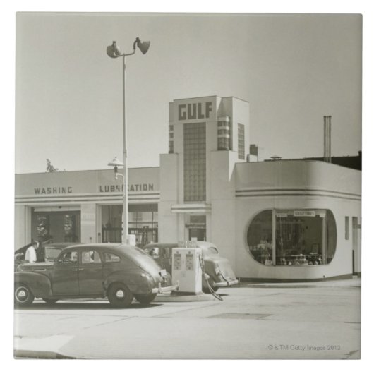 給油所 タイル (正面)