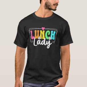 給食のおばちゃんのバックトゥスクール先生と生徒 Tシャツ