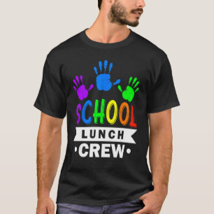 給食クルー給食レディースクワッドホモラス食堂 Tシャツ