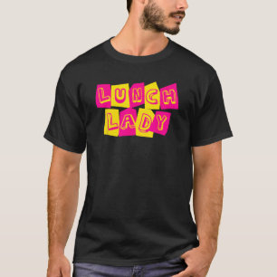 給食レディースクワッド  学校給食クルー Tシャツ