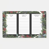 給食計画の重要な日付クリスマスをリストする ポストイット (正面)