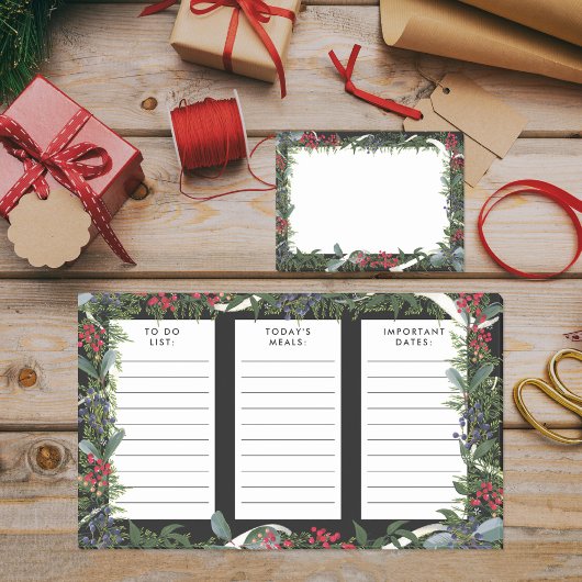 給食計画の重要な日付クリスマスをリストする ポストイット