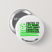 統一されたな旗 缶バッジ (正面&裏面)