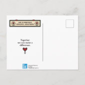 統一されたまたは1_に分割 ポストカード (裏面)