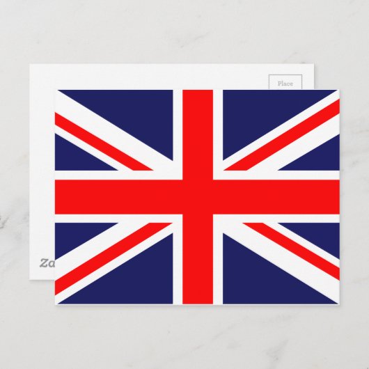 統一されたイギリス素晴らし同盟ジャック国旗 ポストカード (正面/裏面)