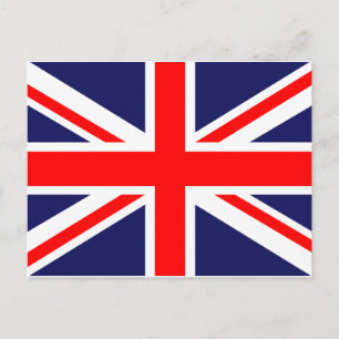 統一されたイギリス素晴らし同盟ジャック国旗 ポストカード