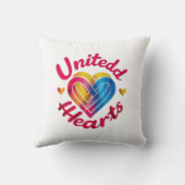 統一されたハート クッション (裏面)