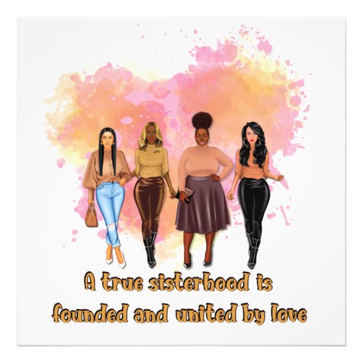 統一されたハート:祝同胞の多様性 フォトプリント            (正面)