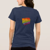 統一されたプライド誇りを持った未来 トライブレンドTシャツ (裏面)