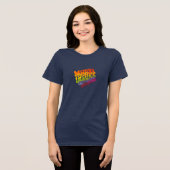 統一されたプライド誇りを持った未来 トライブレンドTシャツ (正面全面)