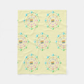 統一されたプライド誇りを持った未来 フリースブランケット (正面)