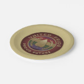 統一されたプライド誇りを持った未来 ペーパープレート (アングル)