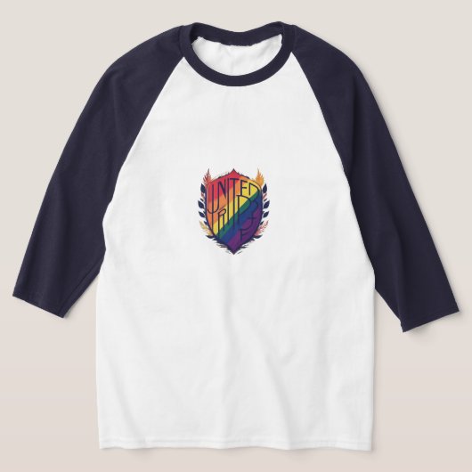 統一されたプライド Tシャツ (レイダウン)