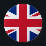 統一された国 缶バッジ<br><div class="desc">王国の統一された国旗。完全にカスタマイズ可能イギリス統一された王国と北素晴らしアイルランドは国旗として連合旗と呼ばれる旗を使用し王室の、海に飛び込むとユニオン・ジャックと呼ばれる。現在の連合国旗のデザインは、1801年にアイルランドと素晴らしイギリスの連合から始まる。それはセント・パトリックの十字架（アイルランドの守護聖人）に重ね合わせた白いエッジのセント・ジョージの赤い十字（スコットランドの守護聖人）から成り、セント・アンドリューのサルタイヤ（スコットランドの守護聖人）に重ねられる。しかし、ウェールズは、ウェールズの庇護者である聖ダビデが連合国旗に掲げたものではない。当時ウェールズはイギリス王国の一部であったように設計されていた。</div>