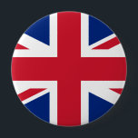 統一された国 缶バッジ<br><div class="desc">王国の統一された国旗。完全にカスタマイズ可能イギリス統一された王国と北素晴らしアイルランドは国旗として連合旗と呼ばれる旗を使用し王室の、海に飛び込むとユニオン・ジャックと呼ばれる。現在の連合国旗のデザインは、1801年にアイルランドと素晴らしイギリスの連合から始まる。それはセント・パトリックの十字架（アイルランドの守護聖人）に重ね合わせた白いエッジのセント・ジョージの赤い十字（スコットランドの守護聖人）から成り、セント・アンドリューのサルタイヤ（スコットランドの守護聖人）に重ねられる。しかし、ウェールズは、ウェールズの庇護者である聖ダビデが連合国旗に掲げたものではない。当時ウェールズはイギリス王国の一部であったように設計されていた。</div>