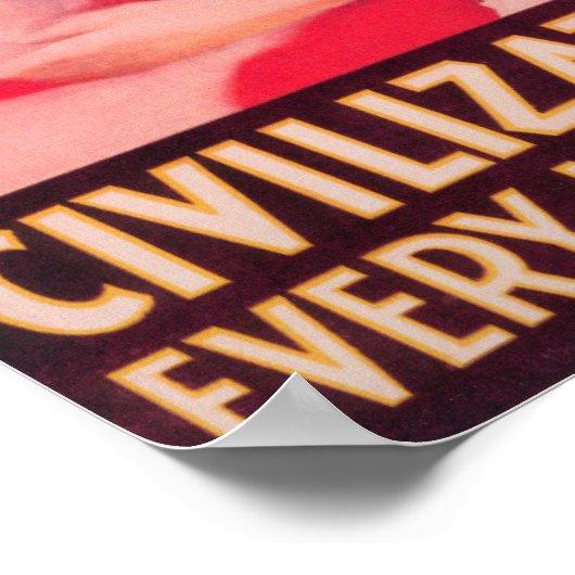 統一された州のアメリカ戦争IIプロモーション ポスター (角)