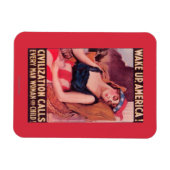 統一された州のアメリカ戦争IIプロモーション マグネット (横)