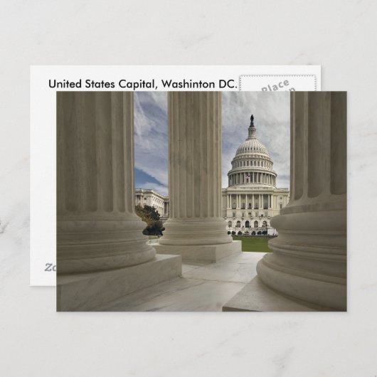 統一された州の大文字はがき ポストカード (正面/裏面)