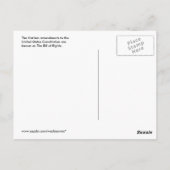 統一された州の権利書 ポストカード (裏面)