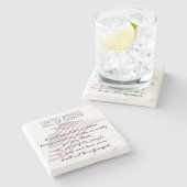 統一された州の権利。修正第2条 ストーンコースター (横)