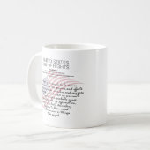統一された州の権利。第4改正 コーヒーマグカップ (正面左)