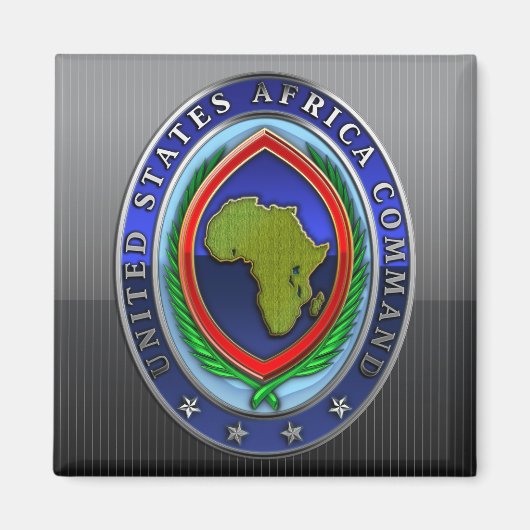 統一された州アフリカ軍 マグネット (正面)