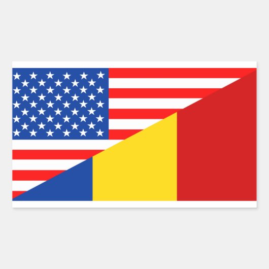 統一された州アメリカ半旗アメリカ合衆国 長方形シール (正面)
