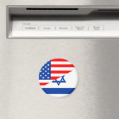 統一された州アメリカ合衆国イスラエル半旗アメリカ国 マグネット (インサイチュ (食洗機))