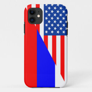 統一された州アメリカ合衆国ロシア半旗アメリカ国 iPhone 11 ケース