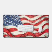 統一された州アメリカ国旗 デスクマット (キーボード&マウス)