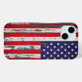 統一された州アメリカ国旗 Case-Mate iPhoneケース (裏面 (横))