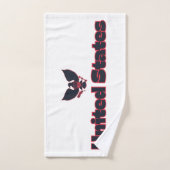 統一された州イーグルカスタム ハンドタオル (ハンドタオル)