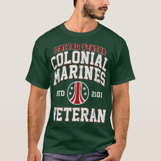 統一された州コロニアル退役軍人 Tシャツ