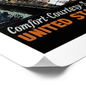 統一された州ズラインズレビアサンアフトビュー ポスター (角)