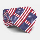 統一された州タイ,アメリカ国旗ファッションUSA ネクタイ (ロール)