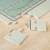 統一された州トラウトの地図(1999) ジグソーパズル (側面)