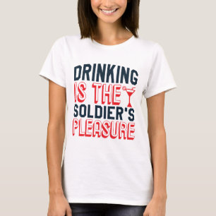 統一された州ネイビー – アメリカ海軍のDrinking Shirt Tシャツ