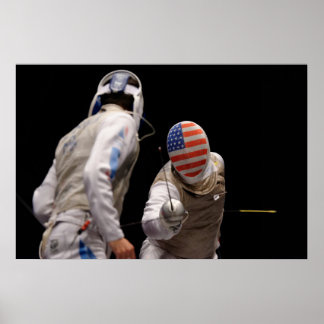 統一された州フェンシング ポスター