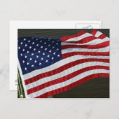 統一された州フラグはがき ポストカード (正面/裏面)