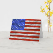 統一された州フラグカード カード (黄色い花)