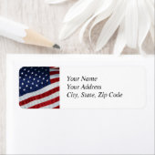 統一された州フラグ住所 シール (インサイチュ)