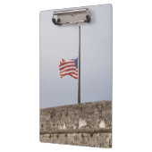 統一された州フラグ半旗 クリップボード (左)