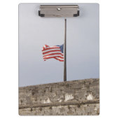 統一された州フラグ半旗 クリップボード (正面)