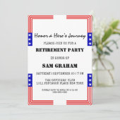 統一された州フラグ軍隊退職招待状 招待状 (スタンド正面)