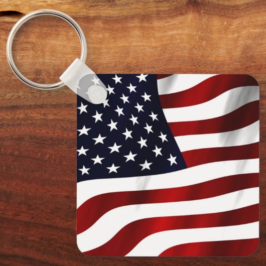 統一された州フラグ キーホルダー (正面)