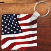 統一された州フラグ キーホルダー (裏面)