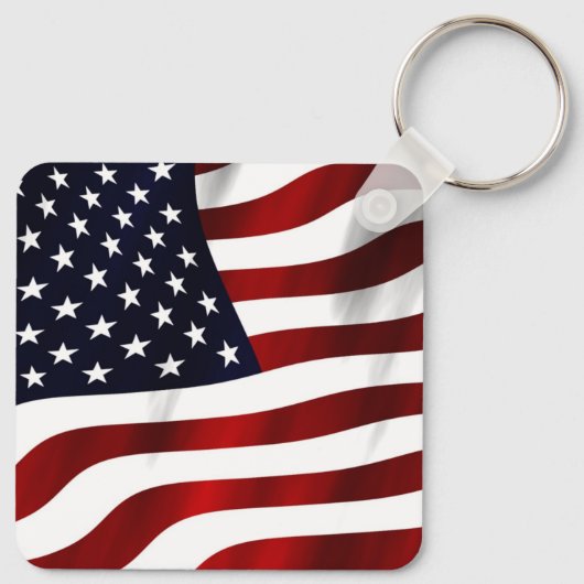 統一された州フラグ キーホルダー (裏面)